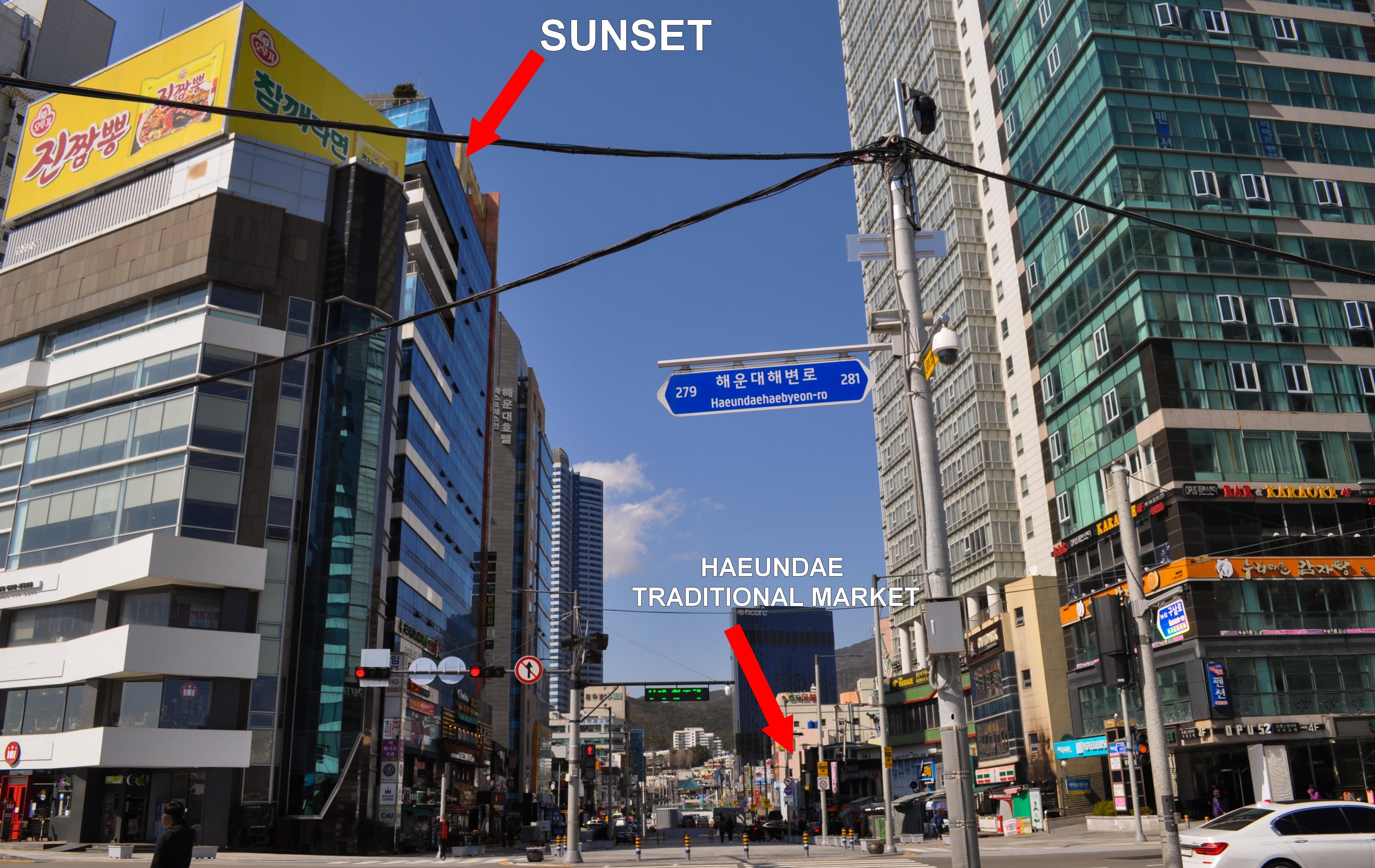 Sunset Hotel Busan Exteriör bild